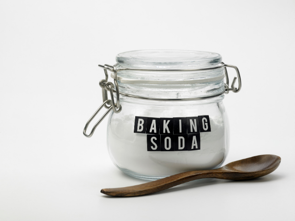 baking soda in a jar